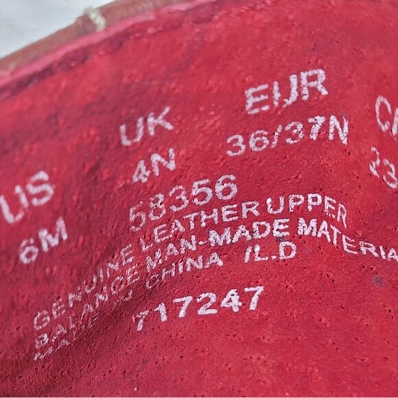 Coldwater Creek Ballet Flats Mary Jane Style Leather Suede Floral Cutout Size 6M - Picture 12 of 12